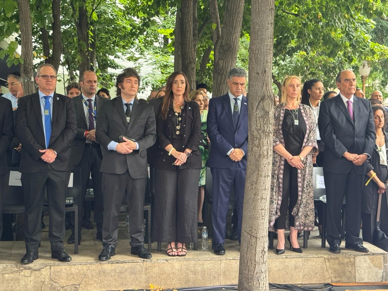 President Milei participated in the tribute for the 32nd anniversary of the attack against the Israeli Embassy