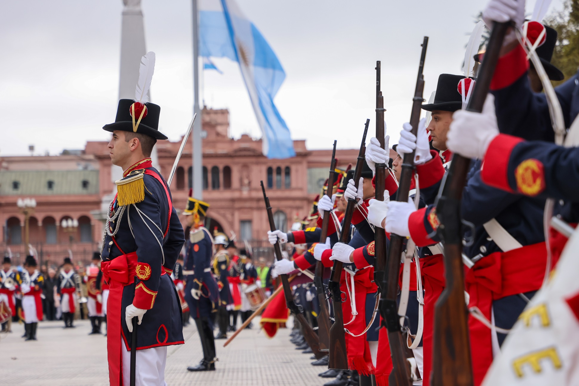 Patricios 1st Infantry Regiment: The oldest unit of all arms, embryo of the Argentine Army.