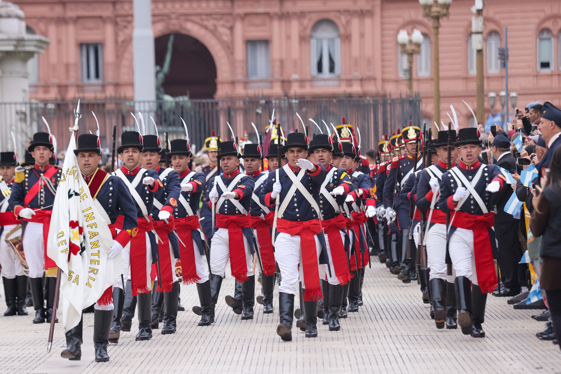 Patricios 1st Infantry Regiment: The oldest unit of all arms, embryo of the Argentine Army.
