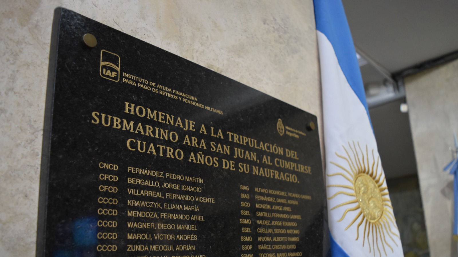 Día Nacional por la Memoria de los 44 Héroes y Heroína del submarino ARA San Juan