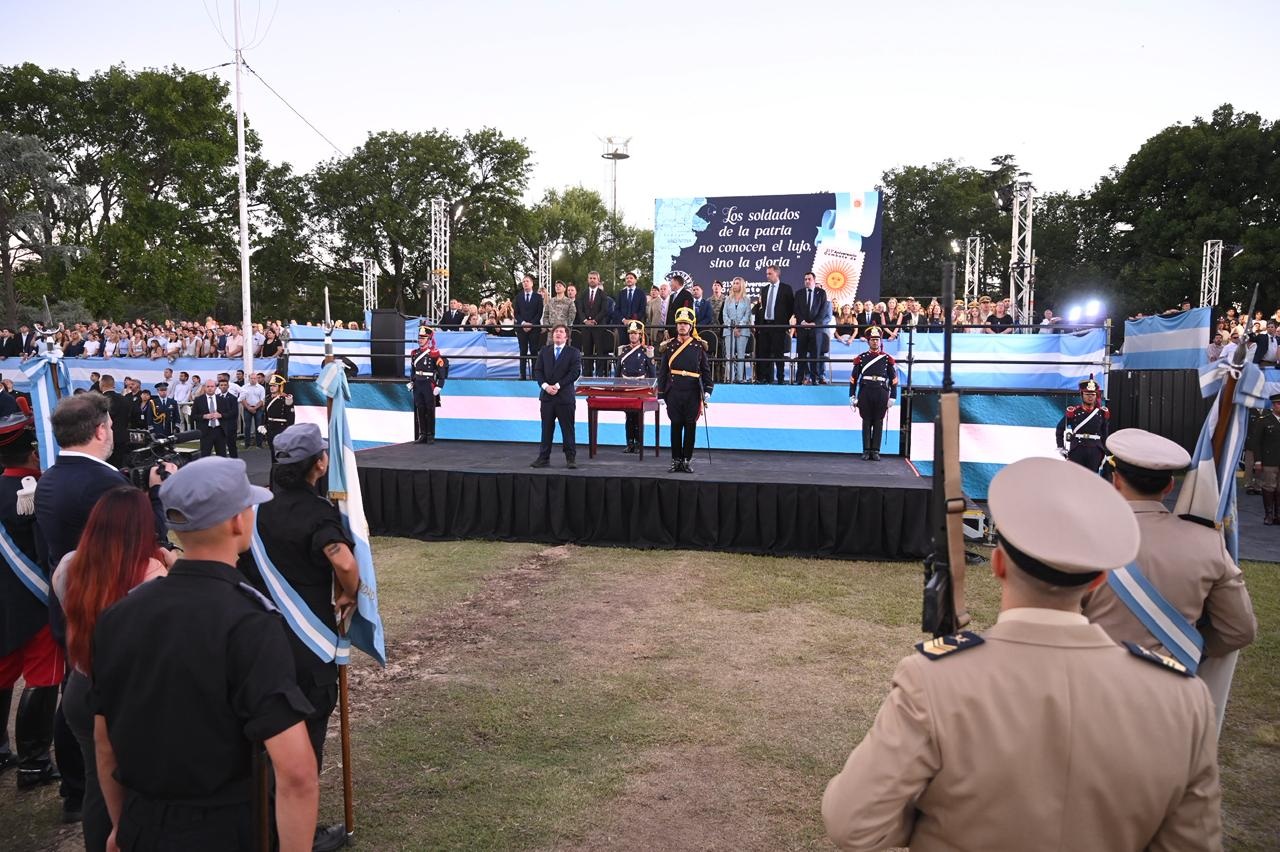 Discurso del Presidente de la Nación, Javier Milei, en el acto en conmemoración al 213° aniversario del Combate de San Lorenzo, en Santa Fe