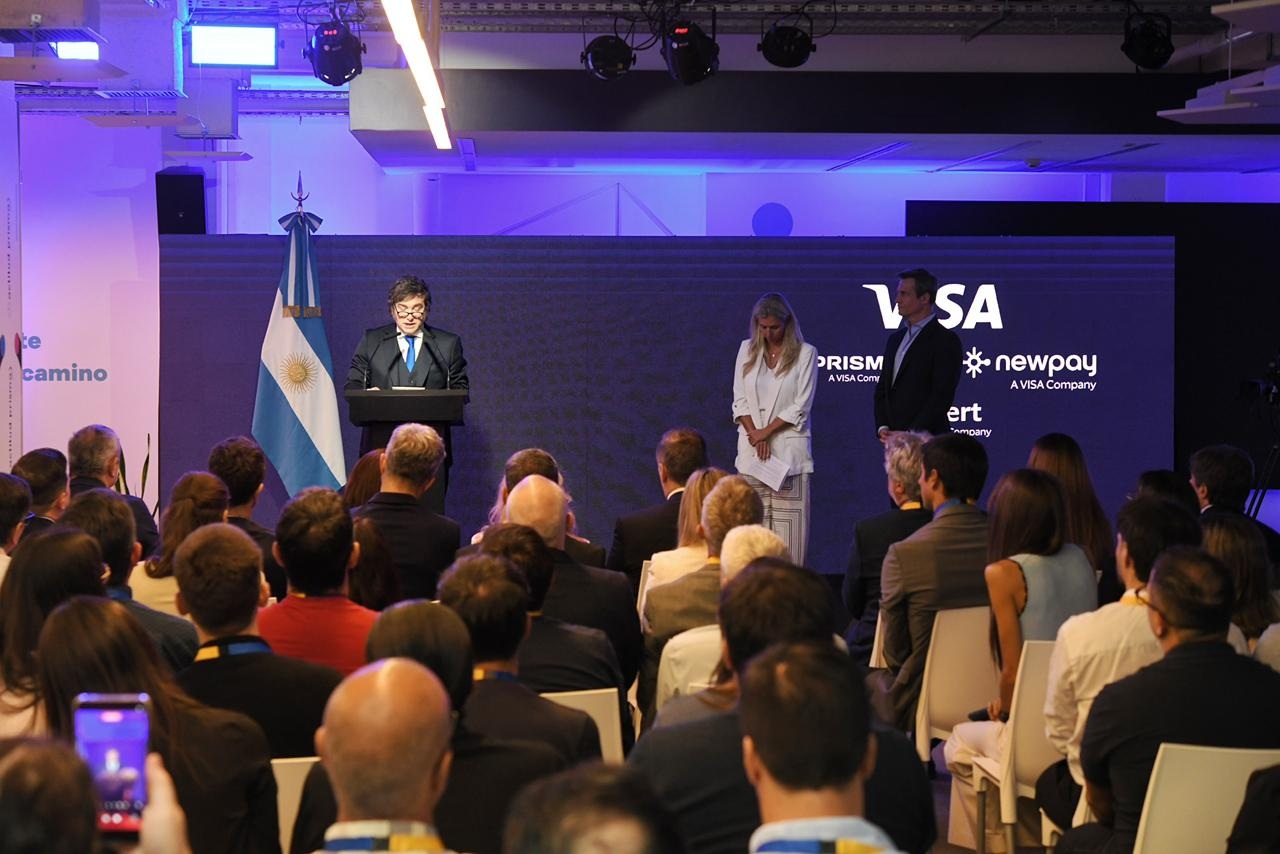 Discurso del Presidente Javier Milei en su visita al Centro de Monitoreo de VISA Argentina