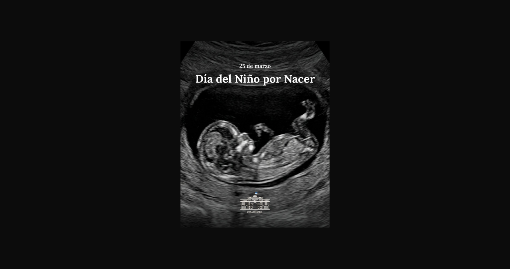 March 25th: Argentina commemorates the Day of the Unborn Child