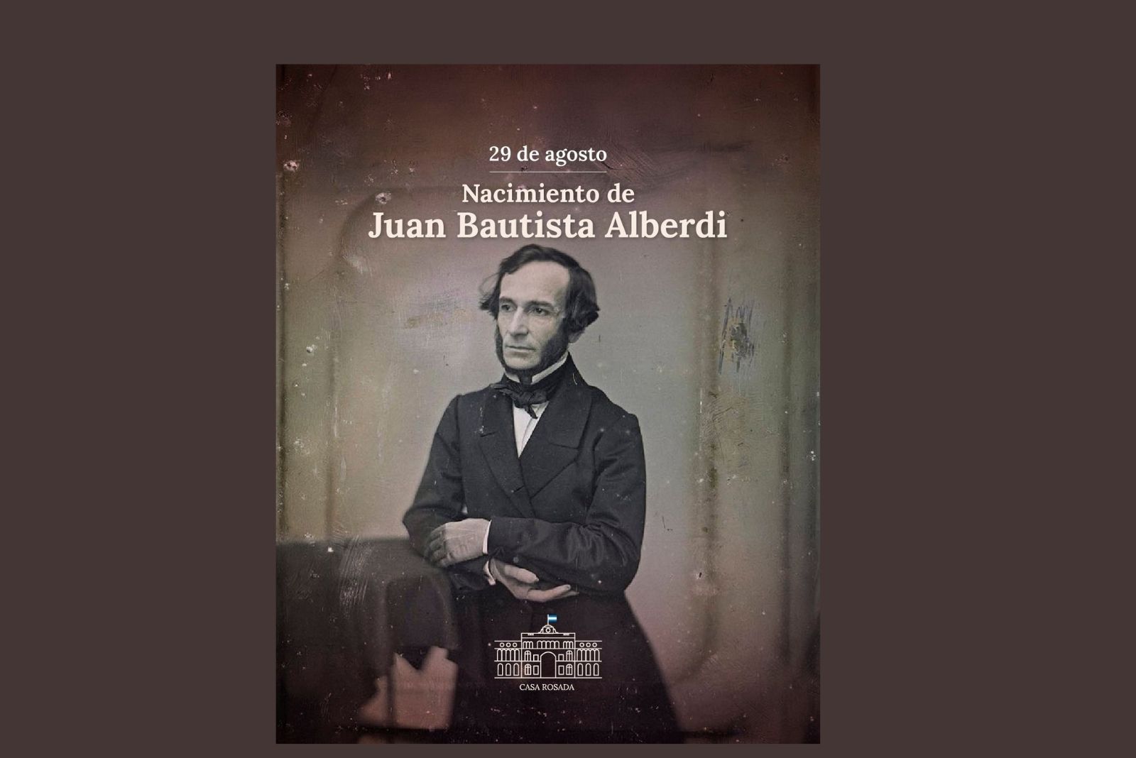 A 216 años del nacimiento de Juan Bautista Alberdi