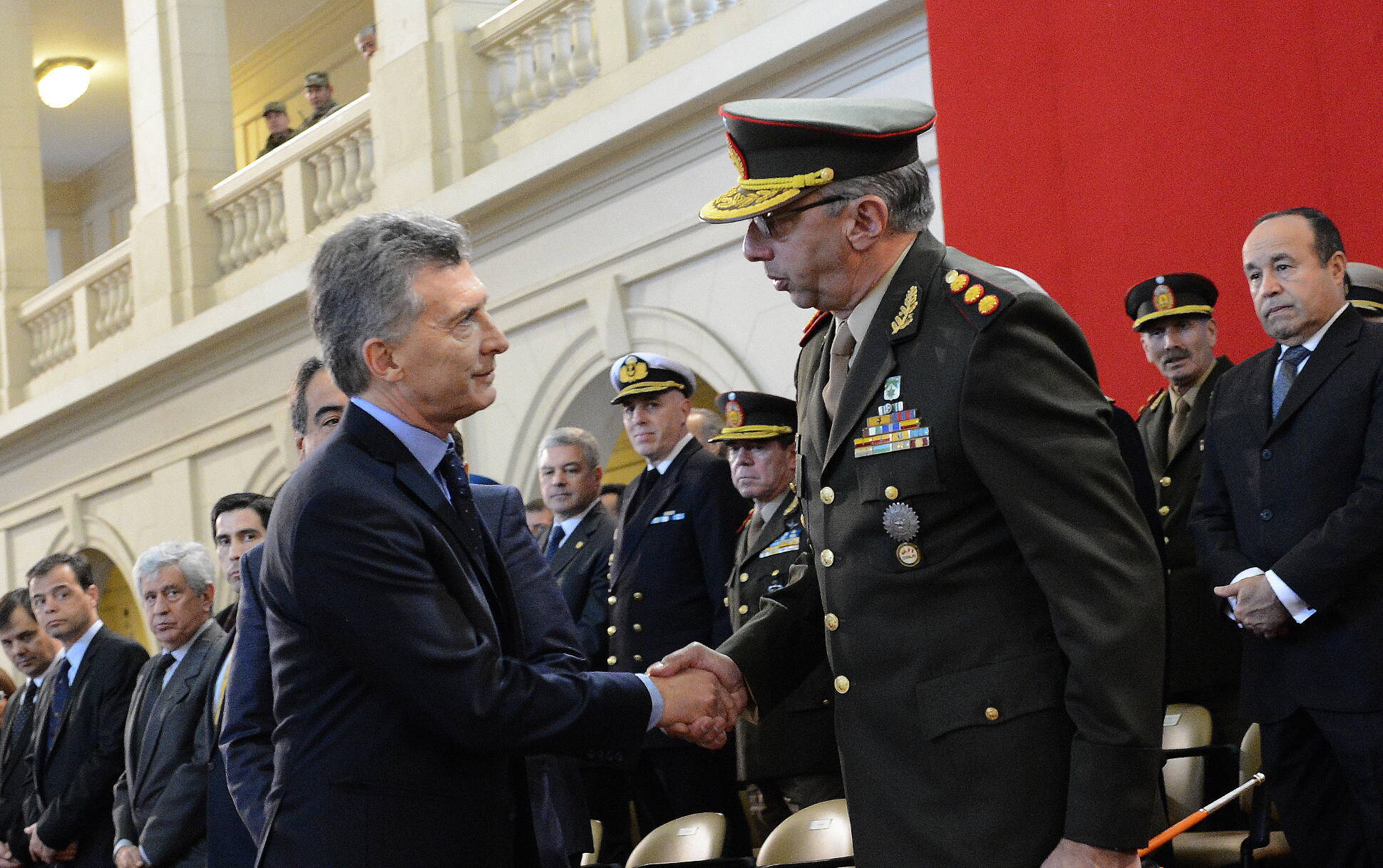 Macri encabezó el acto por el Día del Ejército Argentino