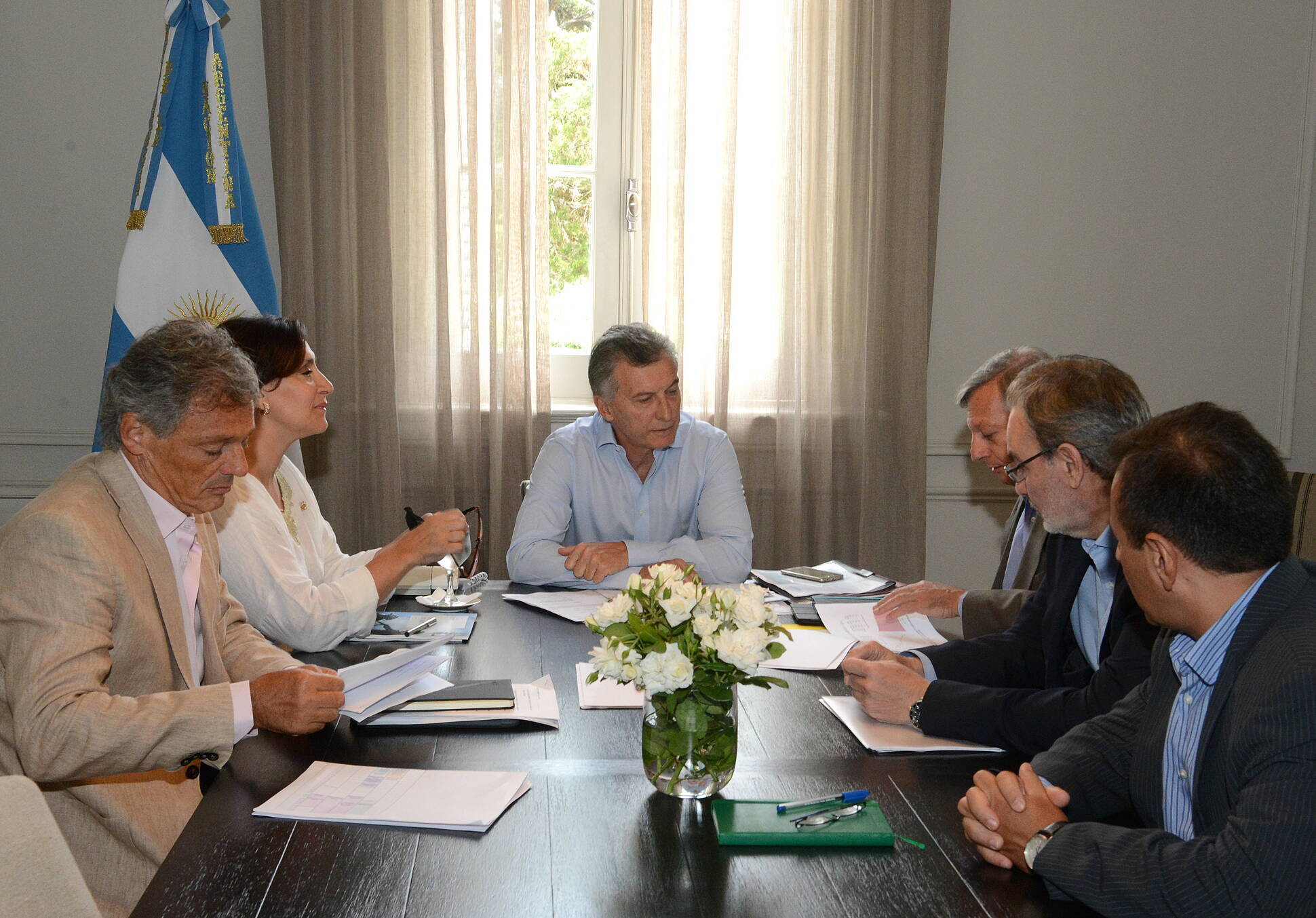  El presidente Mauricio Macri encabezó una reunión de coordinación de Gobierno