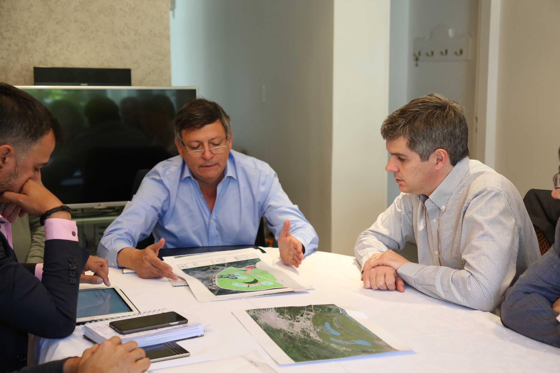 Marcos Peña se reunió con el gobernador de Chaco