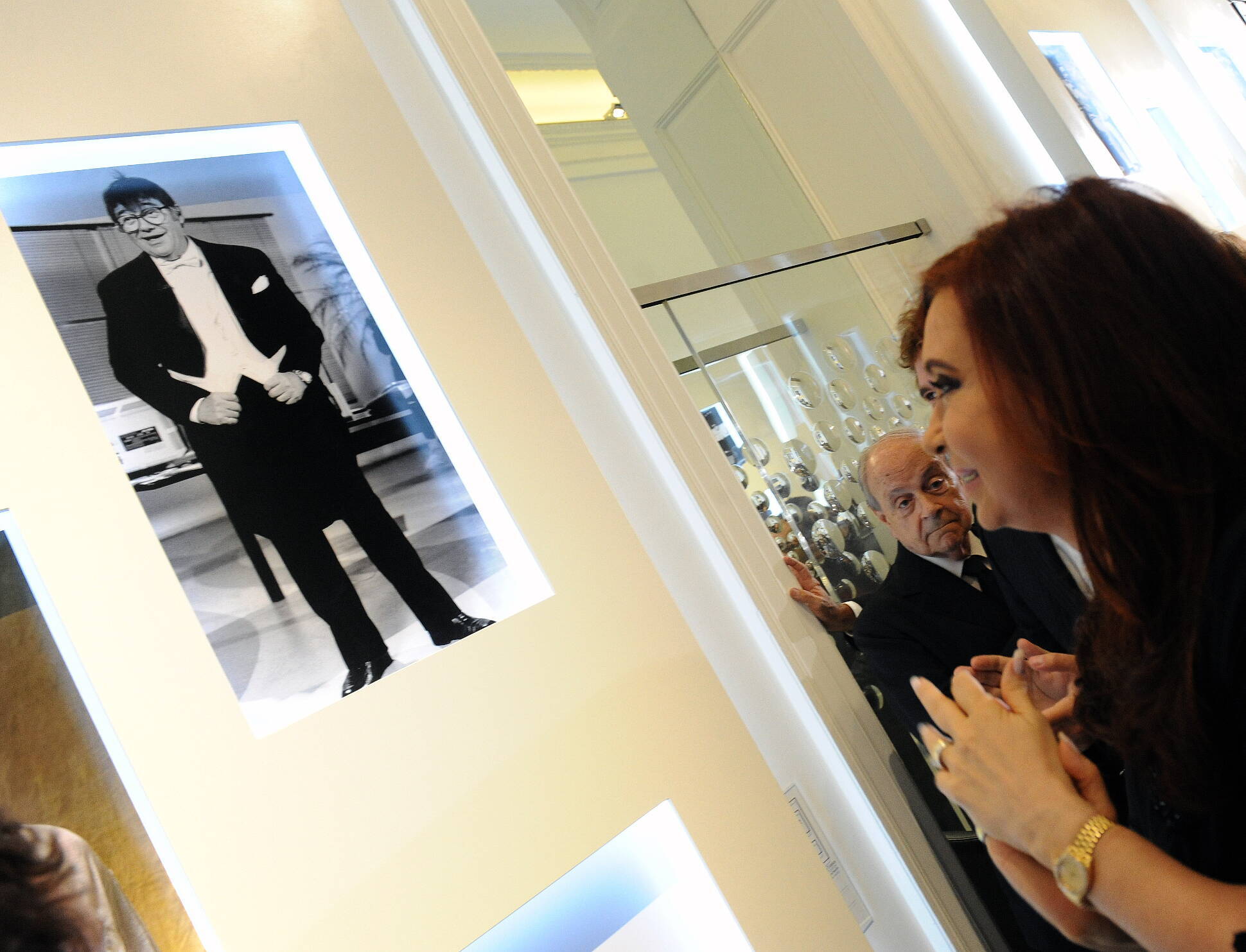 “Acá están representados los amores de los argentinos”, afirmó Cristina Fernández al inaugurar la Galería de los Ídolos Populares