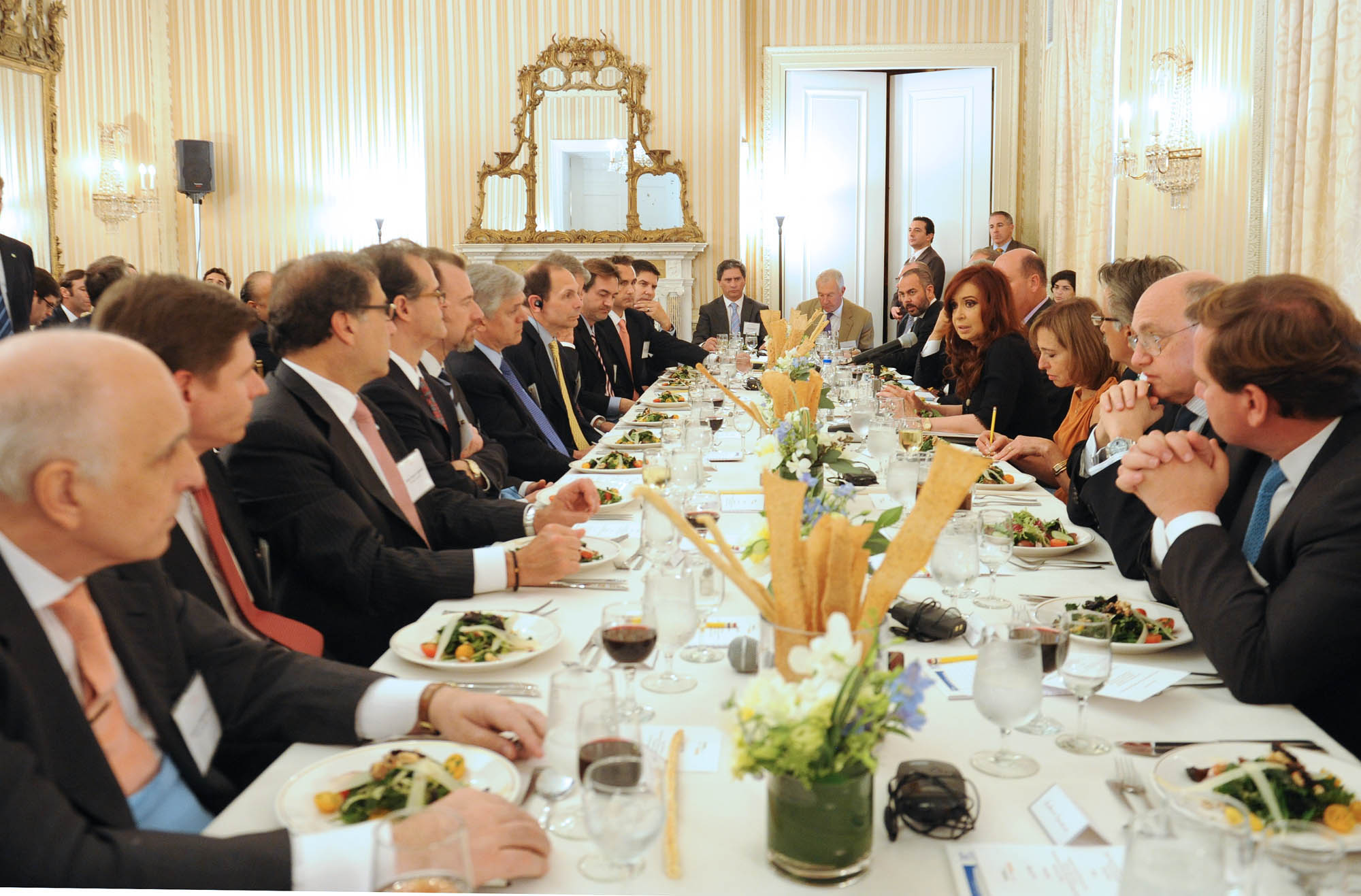 Ante empresarios estadounidenses, la Jefa de Estado sostuvo que “Argentina tiene un futuro muy promisorio”