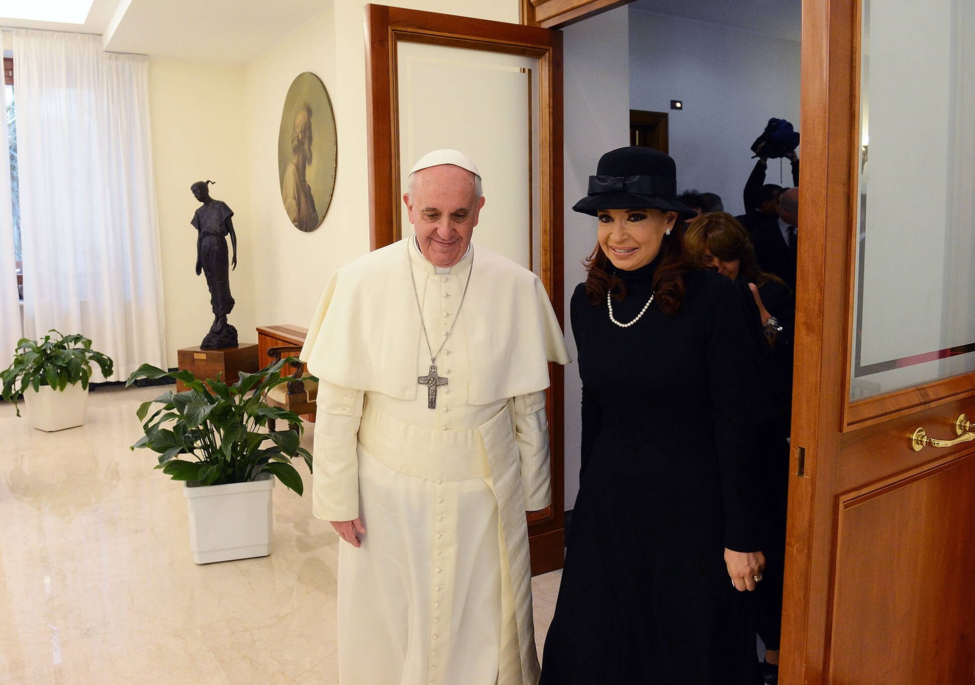 La Presidenta solicitó al Papa su mediación para lograr un diálogo con el Reino Unido