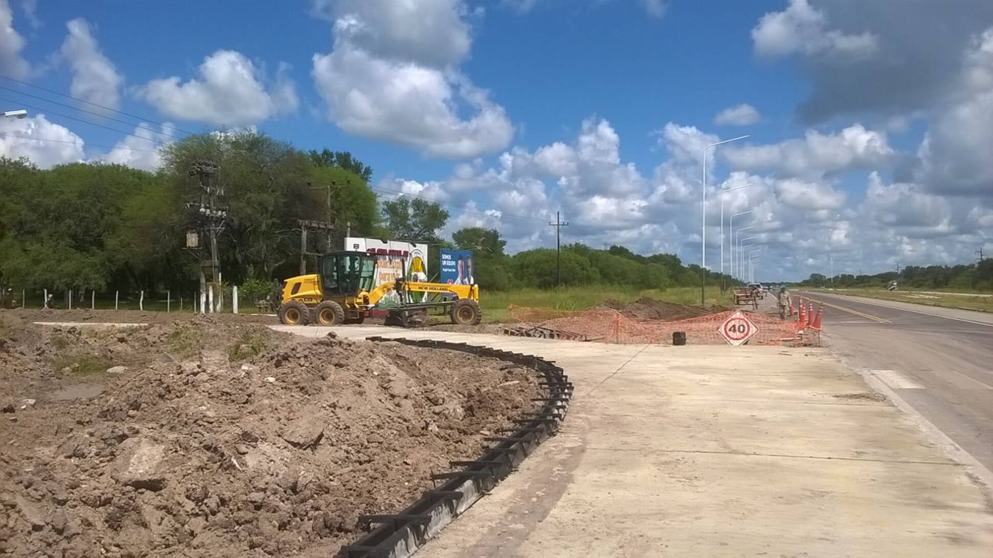 Avanzan los trabajos para transformar en autopista la Ruta Nacional 16 en Chaco