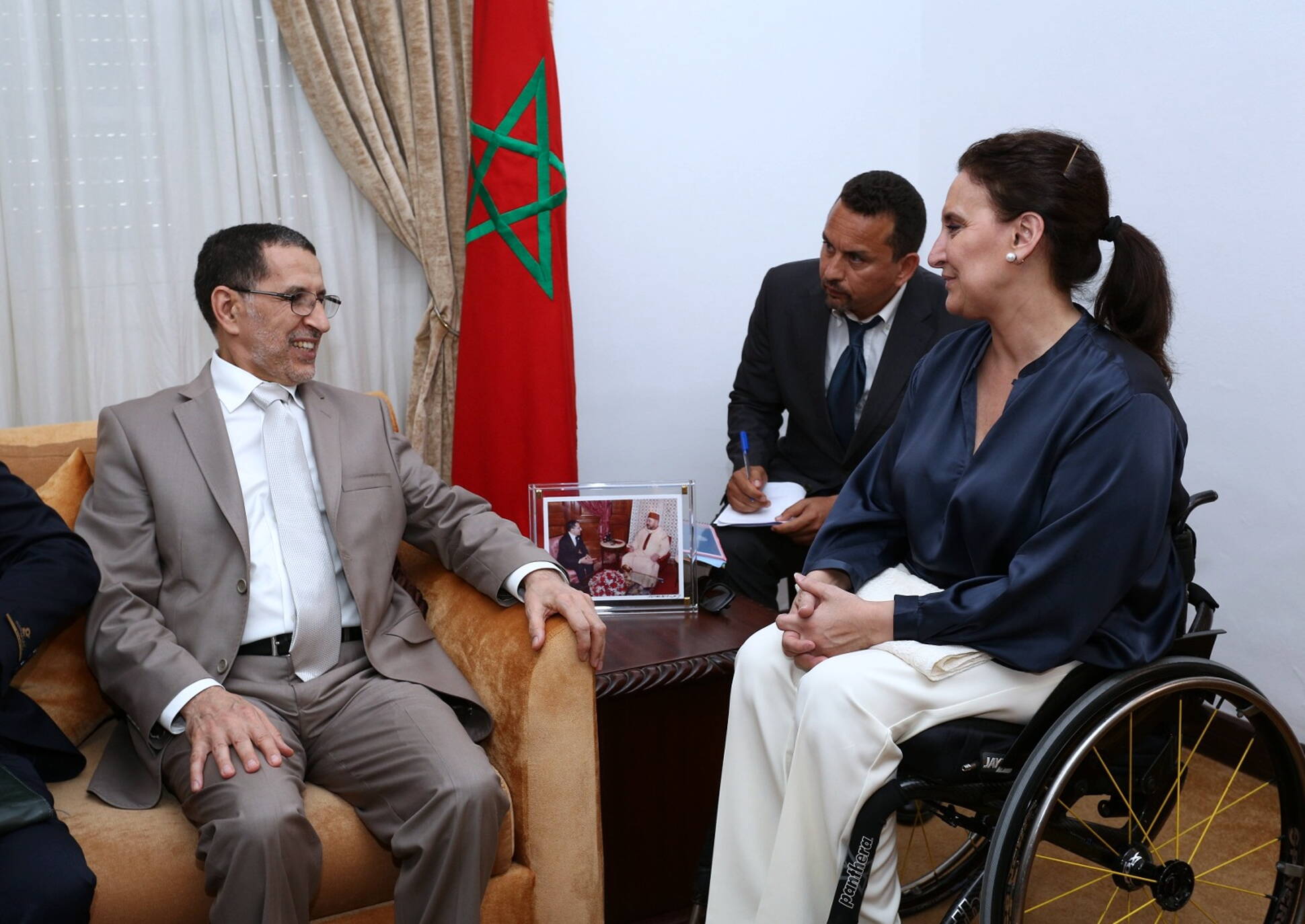 Michetti se reunió con el Jefe de Gobierno del Reino de Marruecos