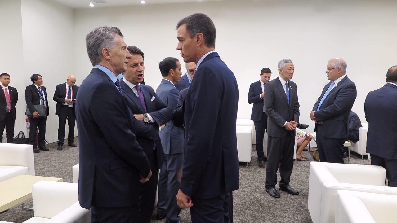 Macri dialogó con Jefes de Estado de distintos países del G20