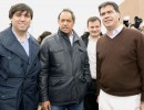 El Jefe de Gabinete, el gobernador Scioli y el director de Anses recorren viviendas de PROCREAR