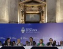El jefe de Gabinete expuso en el Senado sobre el proyecto de ley Argentina Digital.
