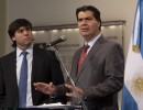 Declaraciones del jefe de Gabinete y el titular de la Anses, en Casa Rosada. 