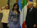 La Presidenta se reunió con su par de Italia, Sergio Mattarella