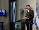 Declaraciones del jefe de Gabinete, Jorge Capitanich, durante su conferencia de prensa, Casa Rosada