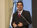 Declaraciones del jefe de Gabinete, en Casa Rosada.