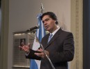 Declaraciones de Jorge Capitanich durante su conferencia de prensa, en Casa Rosada