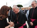 La jefa de Estado arriba a Roma, en el marco de la audiencia que mantendrá con el Papa