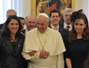 La Presidenta, el Papa Francisco y la comitiva oficial en el Vaticano