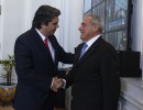 Jorge Capitanich y Pietro Grasso