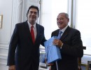 Jorge Capitanich y Pietro Grasso