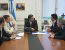 El Jefe de Gabinete con el intendente de La Matanza y autoridades de AABE