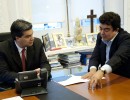 El Jefe de Gabinete con el intendente de La Matanza y autoridades de AABE