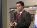 Declaraciones del jefe de Gabinete, en Casa Rosada. 
