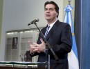 Declaraciones del jefe de Gabinete, durante su conferencia de prensa,en Casa Rosada.