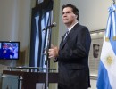 Declaraciones del jefe de Gabinete, durante su conferencia de prensa,en Casa Rosada.