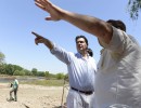 Capitanich, Bossio y el intendente Durañona en San Antonio de Areco