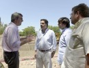 Capitanich, Bossio y el intendente Durañona en San Antonio de Areco