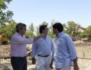 Capitanich, Bossio y el intendente Durañona en San Antonio de Areco