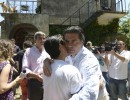 Capitanich, Bossio y el intendente Durañona en San Antonio de Areco