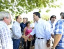 Capitanich, Bossio y el intendente Durañona en San Antonio de Areco