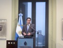 Declaraciones del jefe de Gabinete, en Casa Rosada.