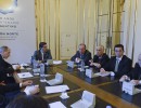 Capitanich con empresarios en Casa de Gobierno