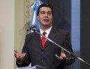 Conferencia de prensa del jefe de Gabinete, en Casa Rosada.