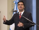 Conferencia de prensa del jefe de Gabinete, en Casa Rosada.
