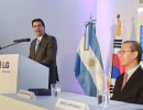 Capitanich y embajador de Corea del Sur inauguran oficinas de LG