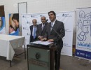 Conferencia de prensa del jefe de Gabinete junto al ministro de Salud, en el Centro de Vacunación