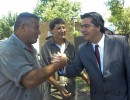 El jefe de Gabinete inauguró obras en Recreo, Santa Fe