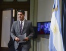 Conferencia de prensa del jefe de Gabinete, en Casa Rosada.