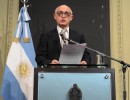 Declaración a la prensa del Canciller Timerman en Casa de Gobierno