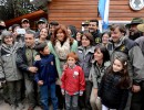 La Presidenta inaugura obras en el Parque Nacional Los Glaciares