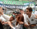 Cristina Fernández en la fábrica de Honda