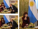 La Presidenta se reunió con su par ruso,Vladimir Putin, en su visita oficial a Rusia